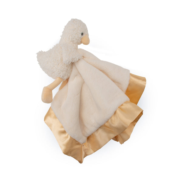 Little Linen Baby Comforter / Security Blanket - Fuzzy Duck
