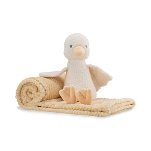 Little Linen Soft Plush Toy & Blanket - Fuzzy Duck