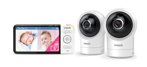 VTech RM5764HDV2 5” Smart HD Pan & Tilt Video Monitor with Remote Access