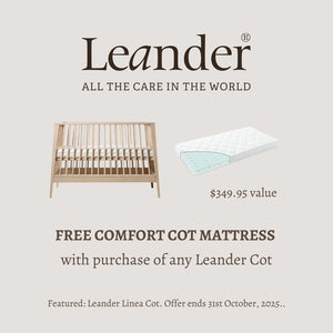 Leander Linea Cot & Mattress