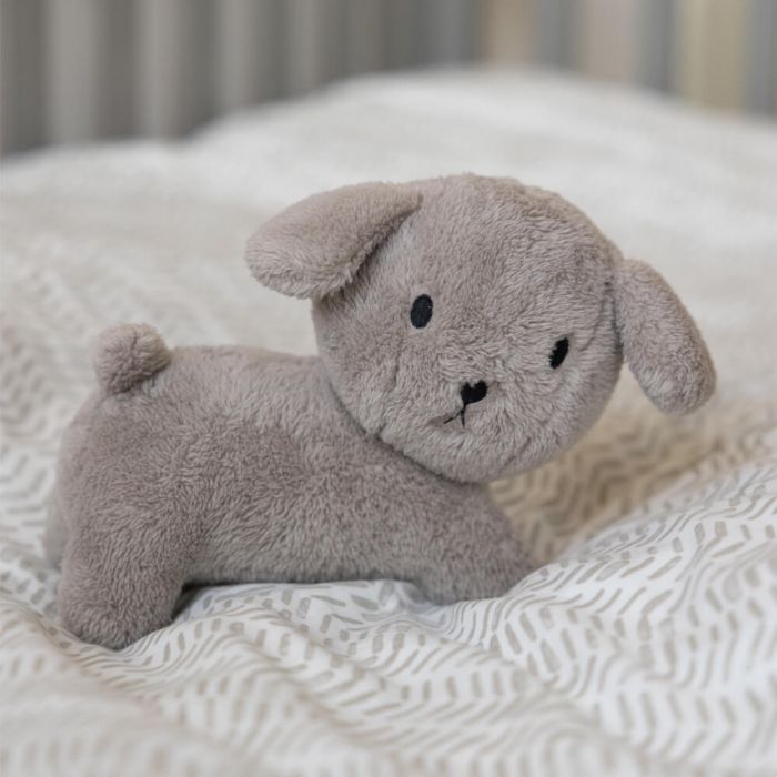 Snuffy Puppy Fluffy Cuddle Plush Taupe | Baby Junction