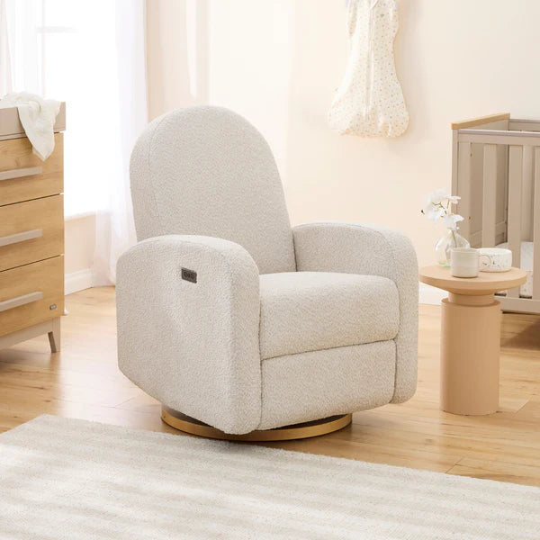 iL Tutto Maya Electric Recliner Glider Nursery Chair - Warm Beige