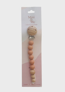 Mini & Me Luxe Dummy Chain - Caramel
