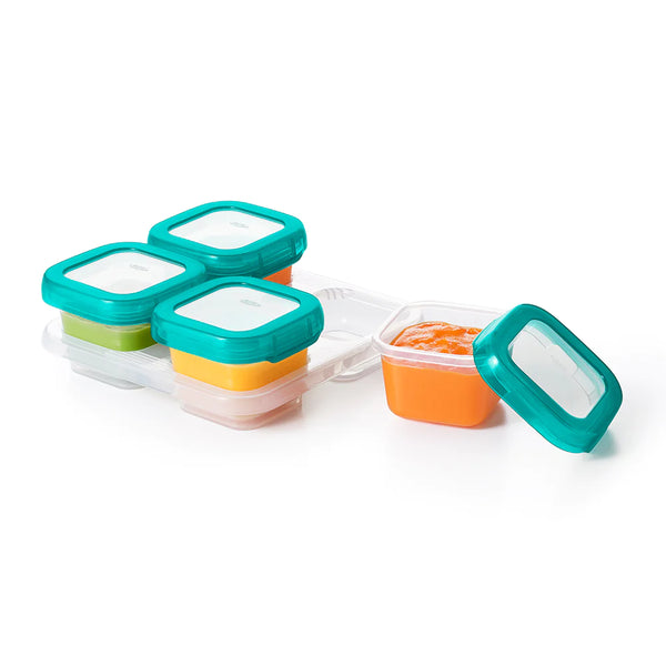 Oxo Tot Baby Blocks Freezer Storage Containers 4oz - Teal