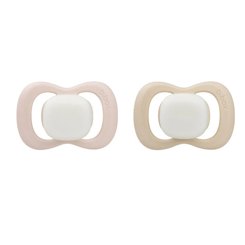 b.box Glow Pacifier Latex Twin Pack - Size 2