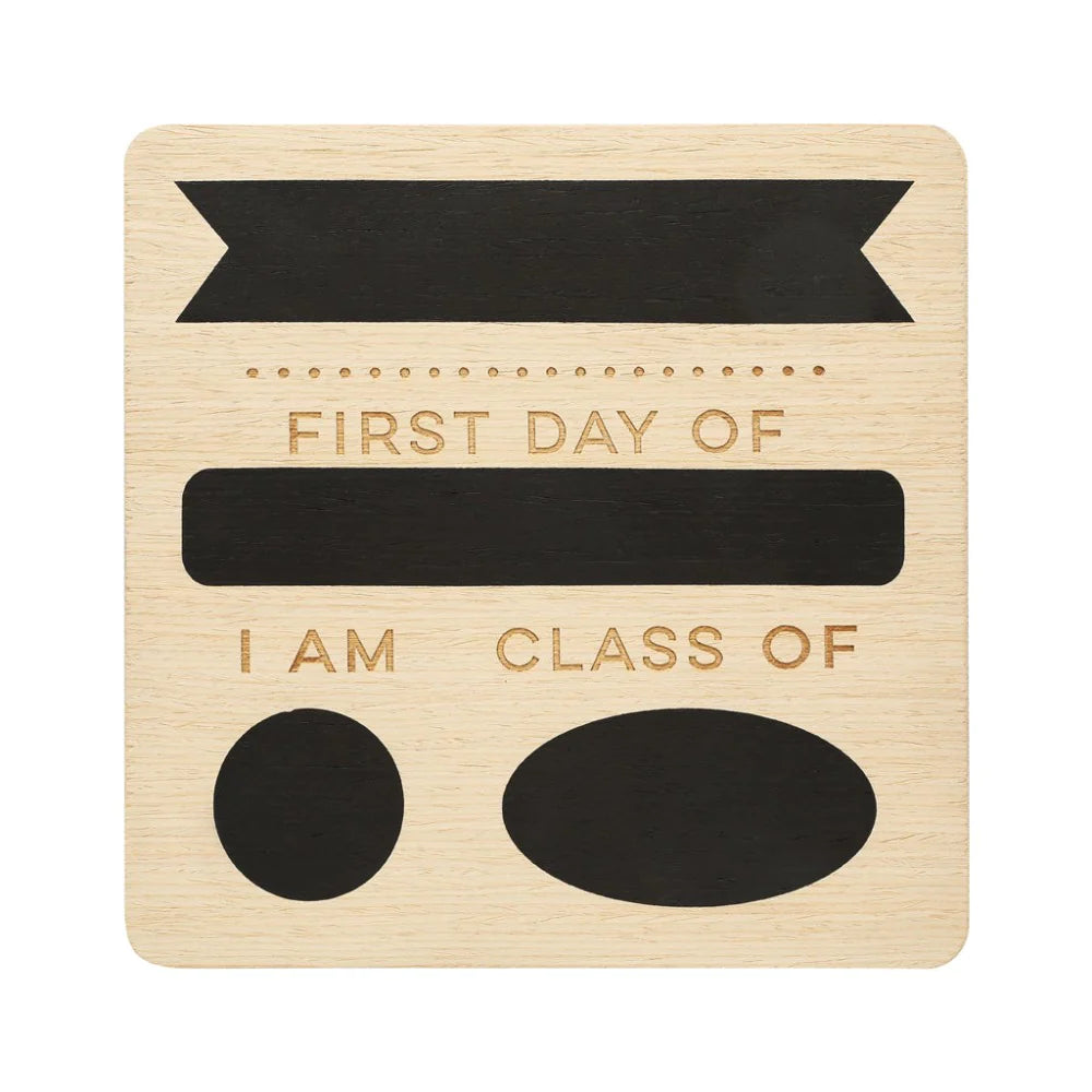 Pearhead First & Last Day Wooden Chalkboard