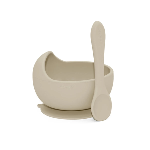 Playette Silicone Bowl & Spoon