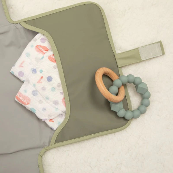 All4Ella Recycled Changing Wallet - Sage
