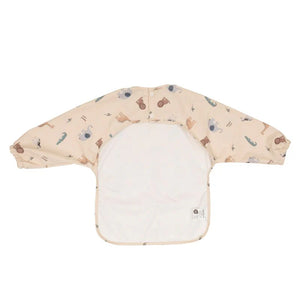 All4Ella Recycled Long Sleeve Bib - Wild Animals