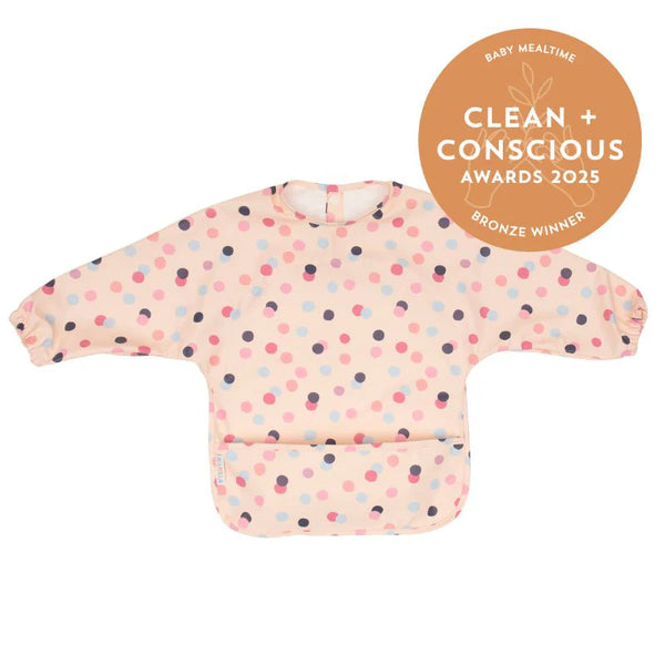 All4Ella Recycled Long Sleeve Bib - Confetti