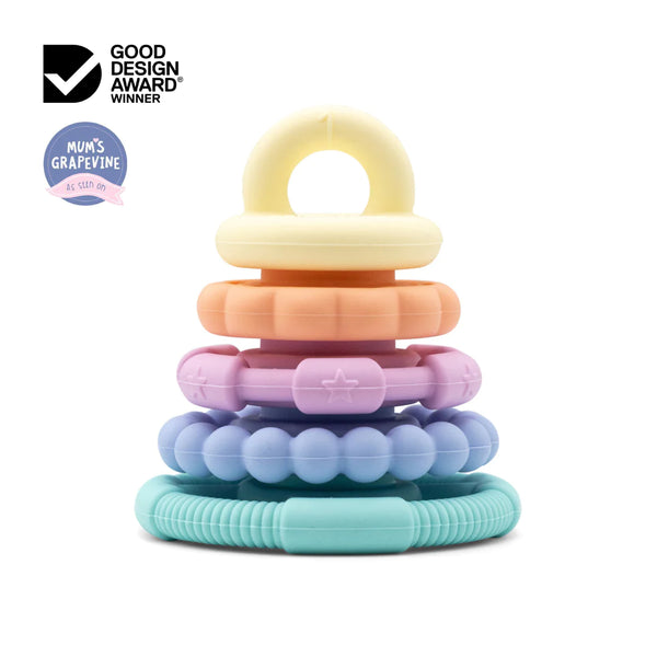 Jellystone Rainbow Stacker and Teether Toy