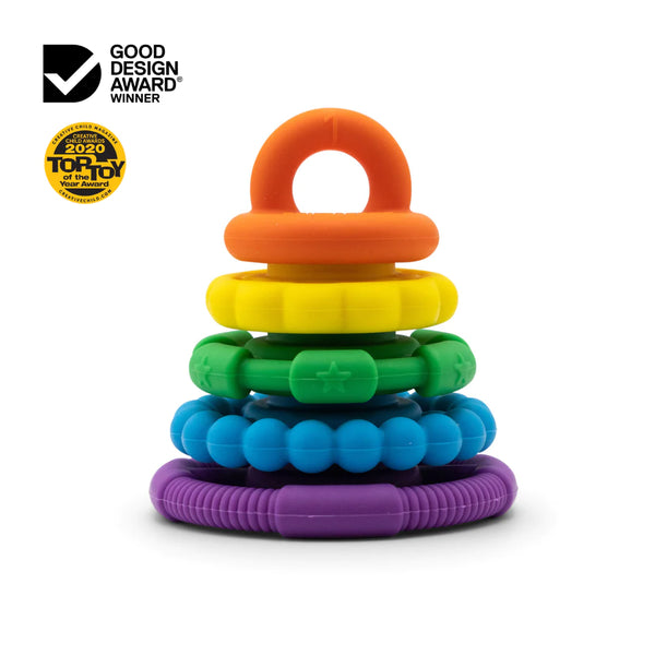 Jellystone Rainbow Stacker and Teether Toy