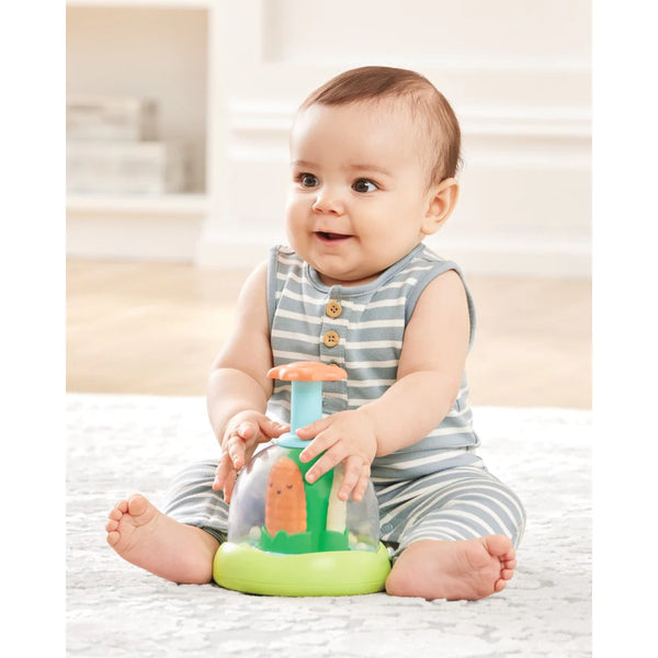 Skip Hop Farmstand Push & Spin Baby Toy