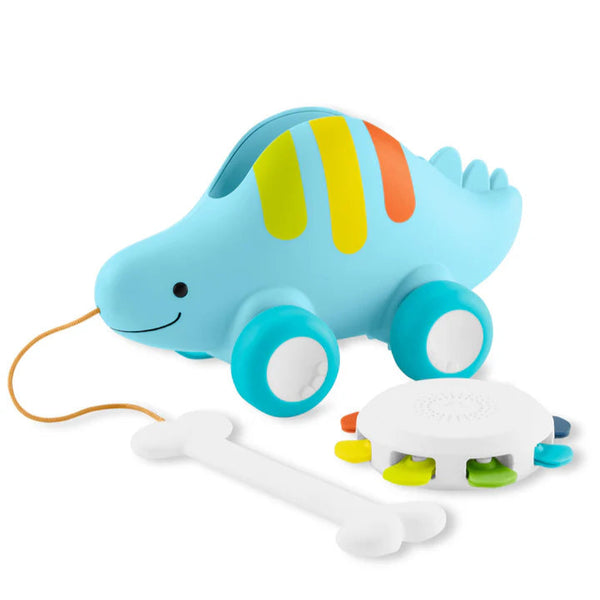 Skip Hop Explore & More Dinosaur 3 in 1 Musical Pull Toy