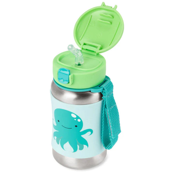 Skip Hop Zoo Stainless Steel Straw Bottle