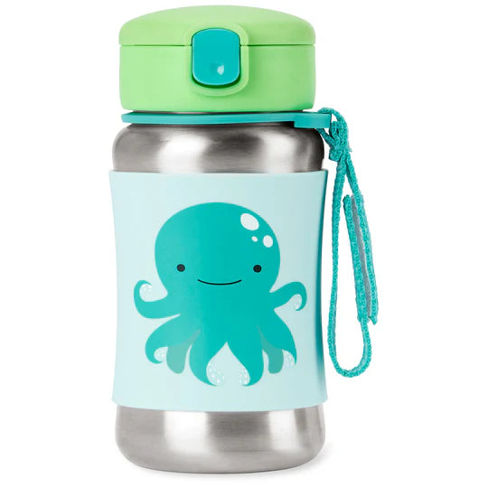Skip Hop Zoo Stainless Steel Straw Bottle
