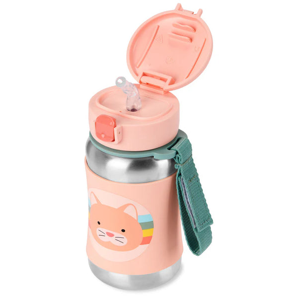 Skip Hop Zoo Stainless Steel Straw Bottle