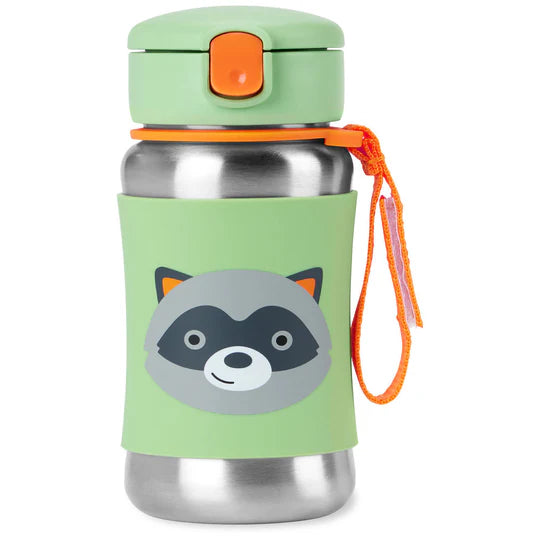 Skip Hop Zoo Stainless Steel Straw Bottle