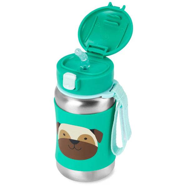 Skip Hop Zoo Stainless Steel Straw Bottle