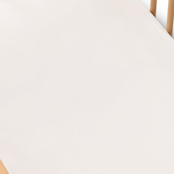 Snuggle Hunny Organic Fitted Cot Sheet - Milk