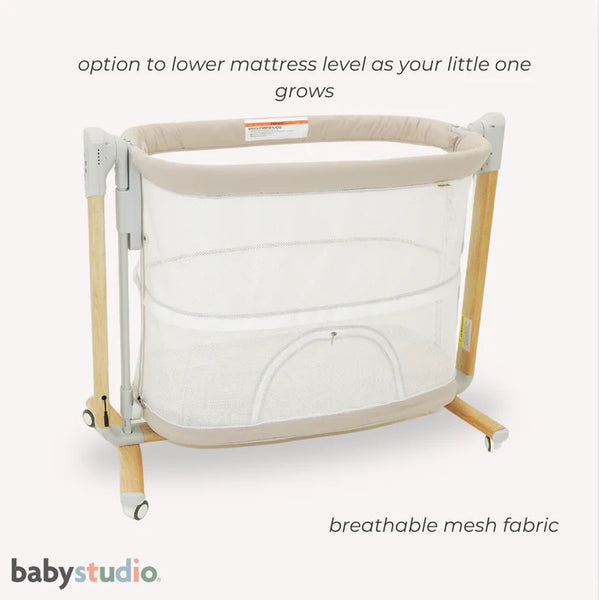 BabyStudio Rockabye V2 - The Soothing Bassinet (mattress included)