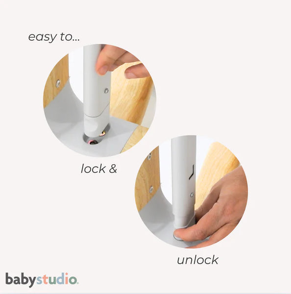 BabyStudio Rockabye V2 - The Soothing Bassinet (mattress included)