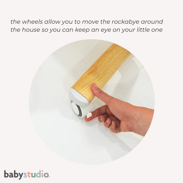 BabyStudio Rockabye V2 - The Soothing Bassinet (mattress included)