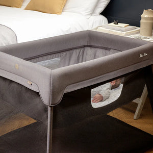 Silver Cross Slumber Travel Cot - Stone