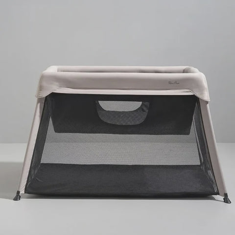 Silver Cross Slumber Travel Cot - Stone