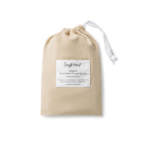 Snuggle Hunny Fitted Bassinet Sheet/Change Mat Cover - Pebble