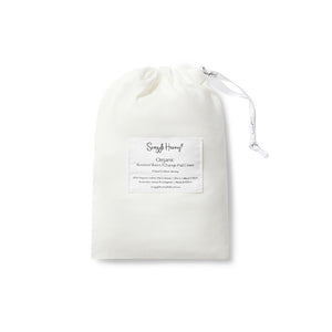 Snuggle Hunny Fitted Bassinet Sheet/Change Mat Cover - Milk