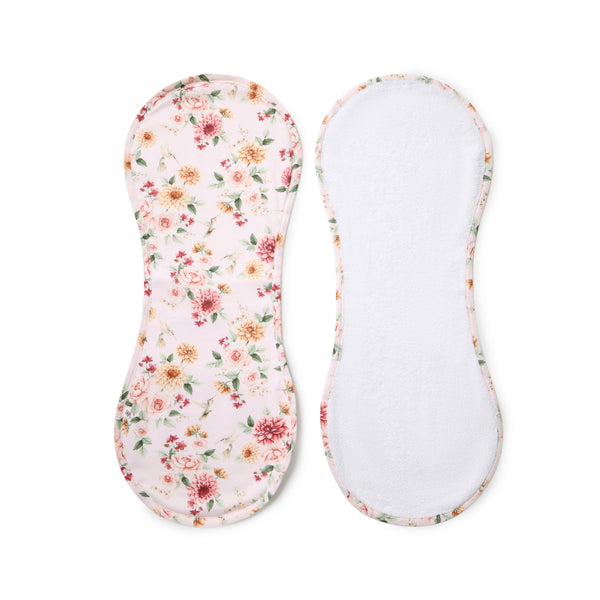 Snuggle Hunny Organic Cotton Burp Cloth - Birds & Blooms