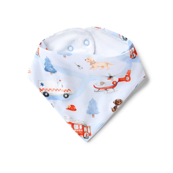 Snuggle Hunny To The Rescue Organic Dribble Bib