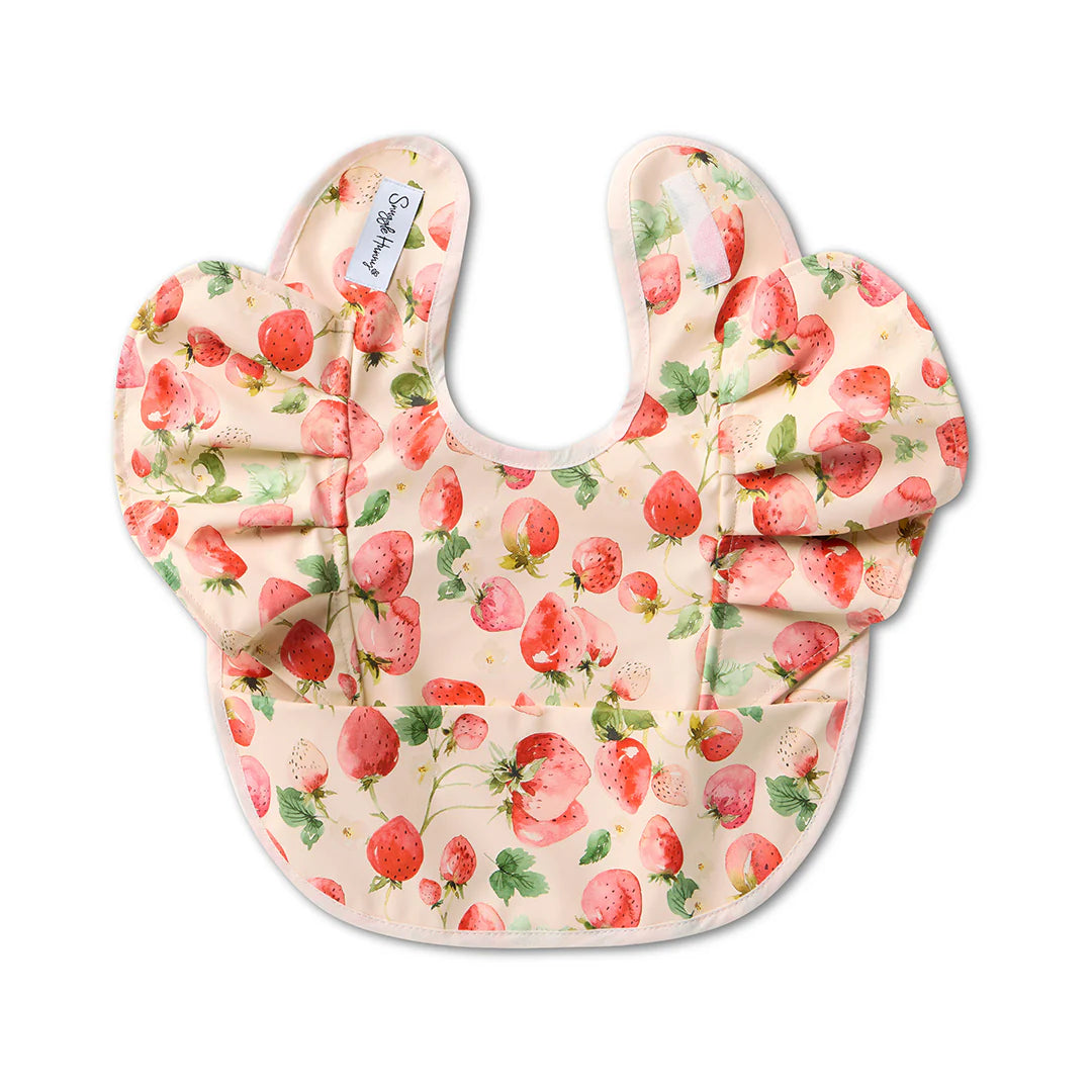 Snuggle Hunny Snuggle Bib Frill - Strawberry