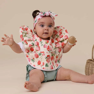 Snuggle Hunny Snuggle Bib Frill - Strawberry