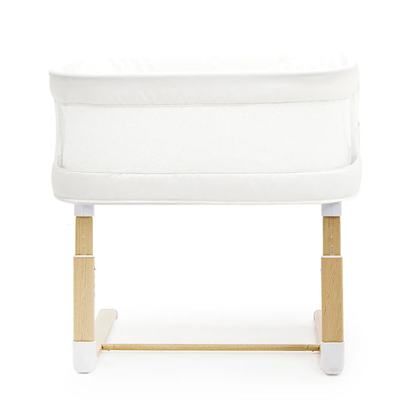 BabyRest Swan Smart Electric Bassinet - White/Natural