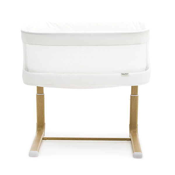 BabyRest Swan Smart Electric Bassinet - White/Natural