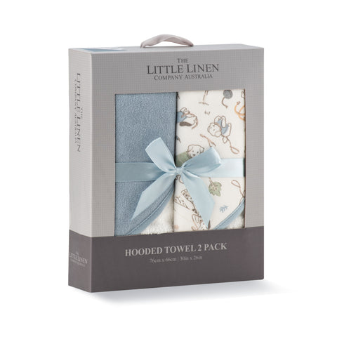 The Little Linen Co Hooded Towels 2pk - Barklife Dog