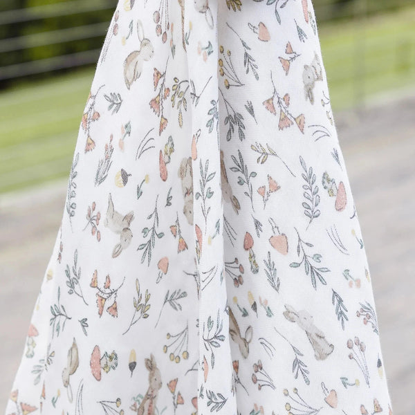 The Little Linen Co Muslin Print - Harvest Bunny