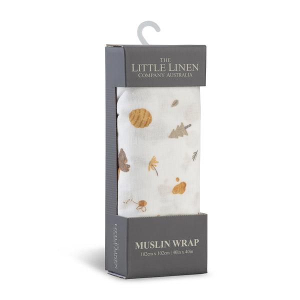 The Little Linen Co Muslin Print - Nectar Bear
