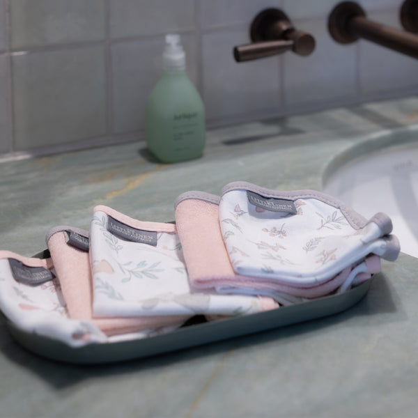 The Little Linen Co Towelling Washer 6pk - Harvest Bunny