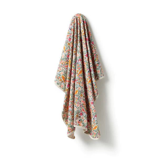 Wilson & Frenchy Organic Bunny Rug - Birdy Floral