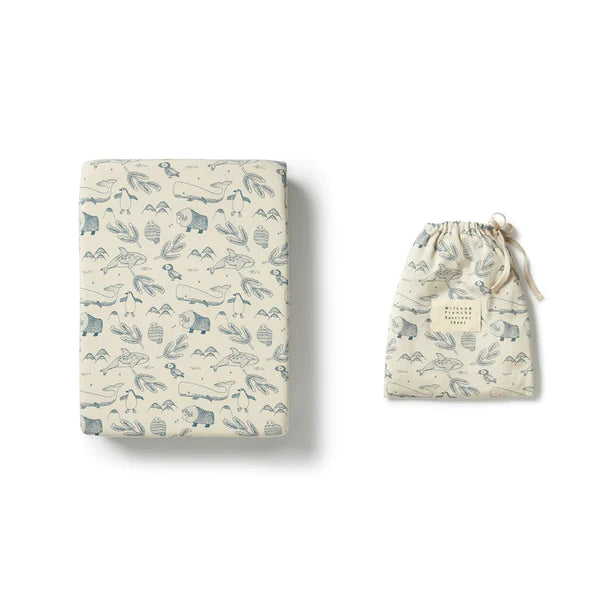 Wilson & Frenchy Organic Bassinet Sheet Set - Arctic Blast