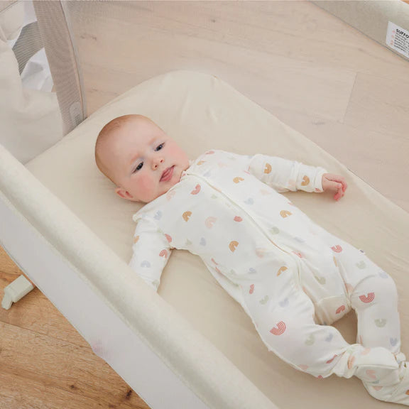 Il Tutto Zizee Bassinet - Scandi Walnut & Ecru