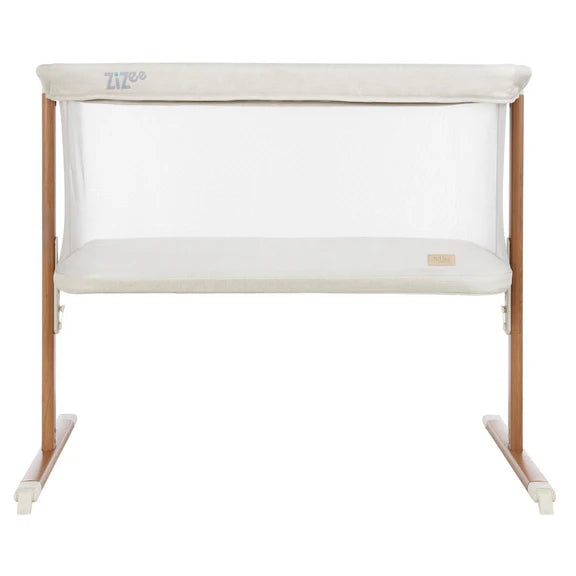 Il Tutto Zizee Bassinet - Scandi Walnut & Ecru