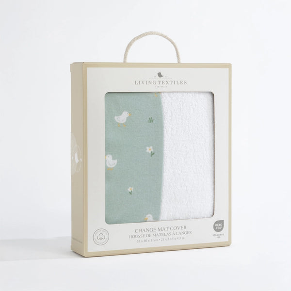 Living Textiles Change Mat Cover with Towelling - Goosey Goosey