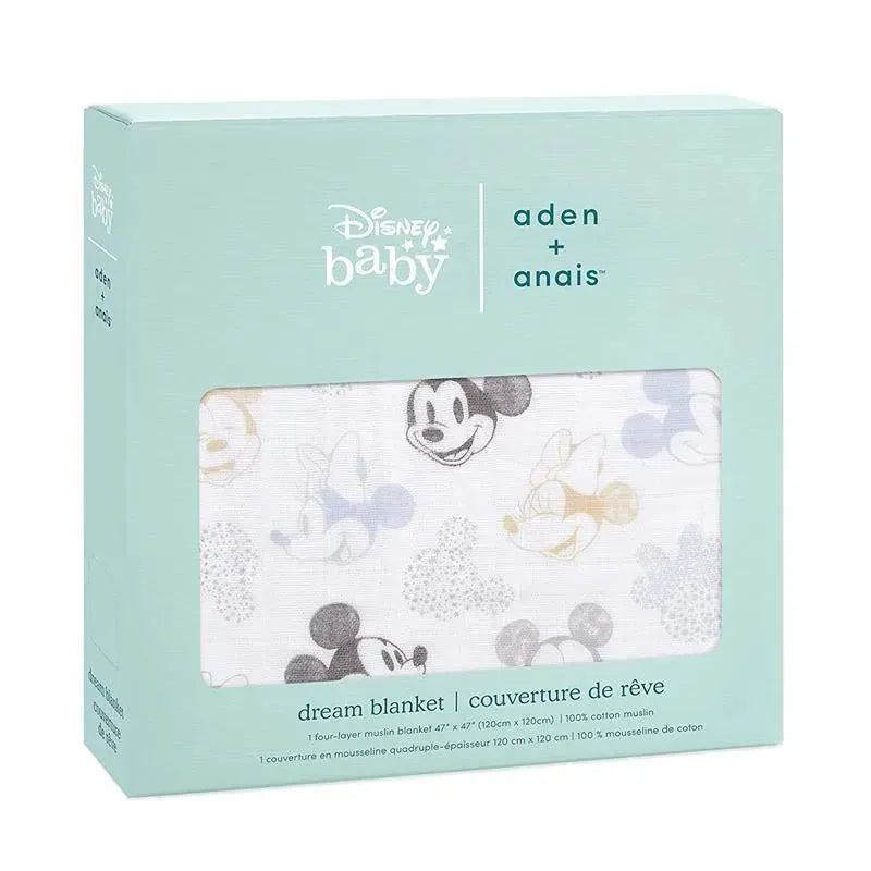 Aden + Anais Classic Dream Blanket - Mickey & Minnie