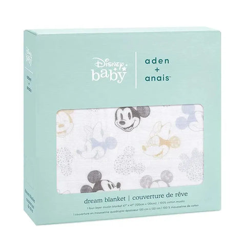 Aden + Anais Classic Dream Blanket - Mickey & Minnie