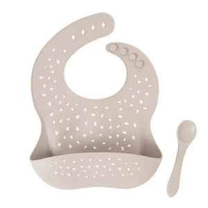 All4Ella Silicone Bib with Spoon