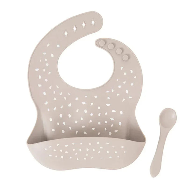 All4Ella Silicone Bib with Spoon